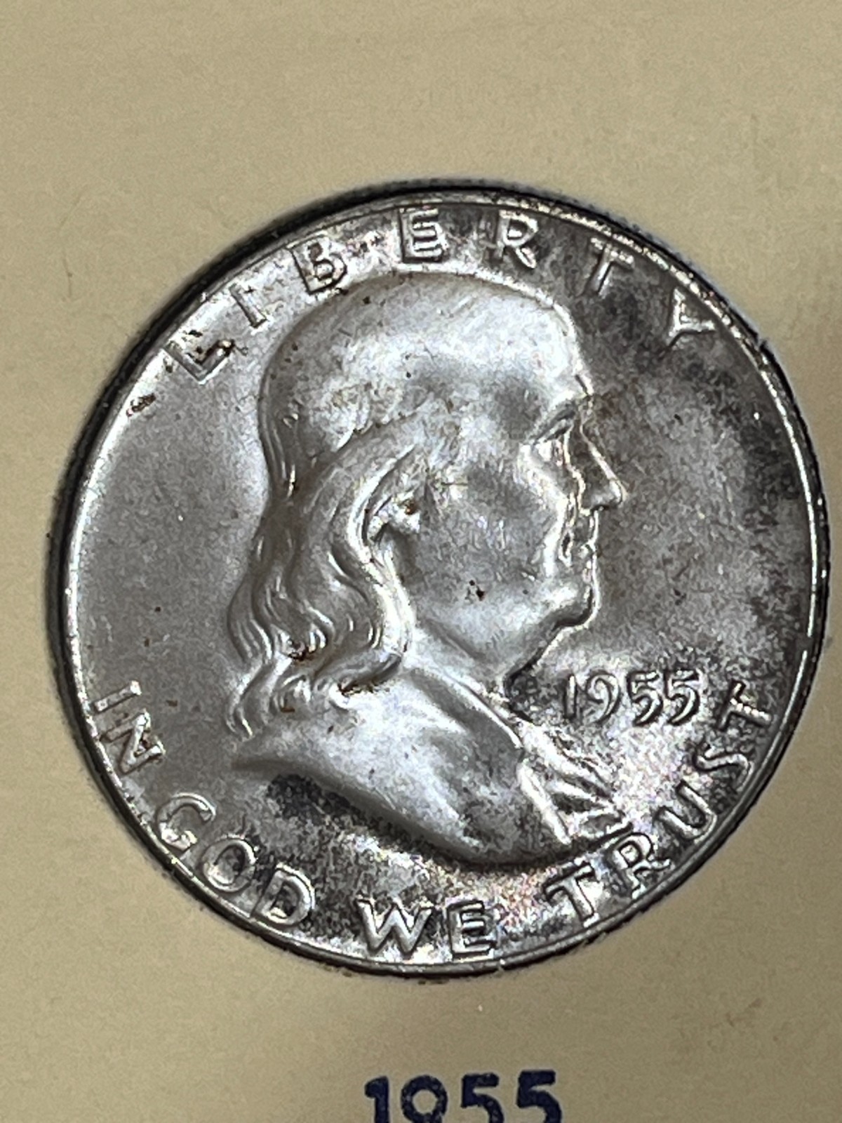 1955 Franklin Half Dollar