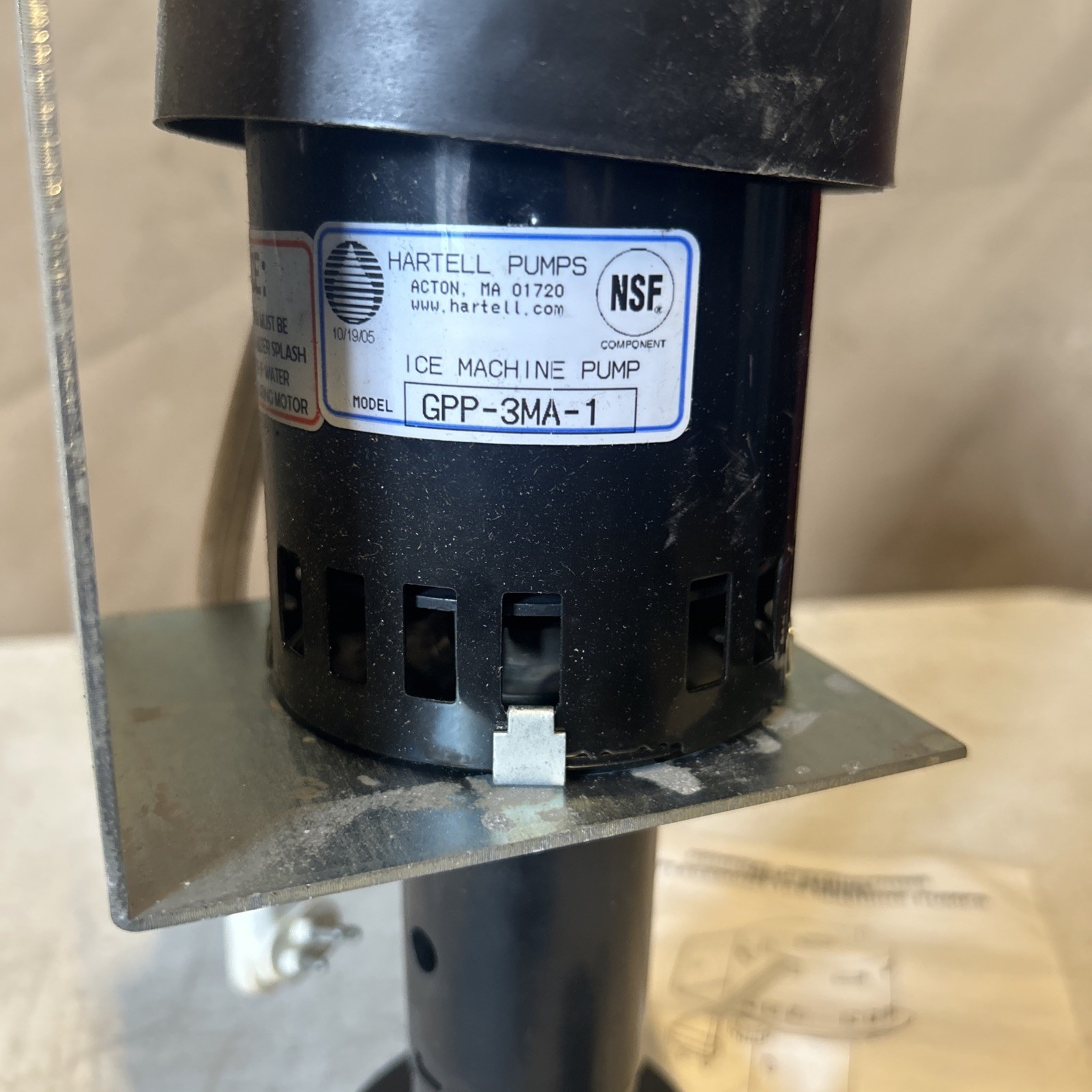 milton roy 7121-4445 ice machine pump replacement GPP-3MA-1
