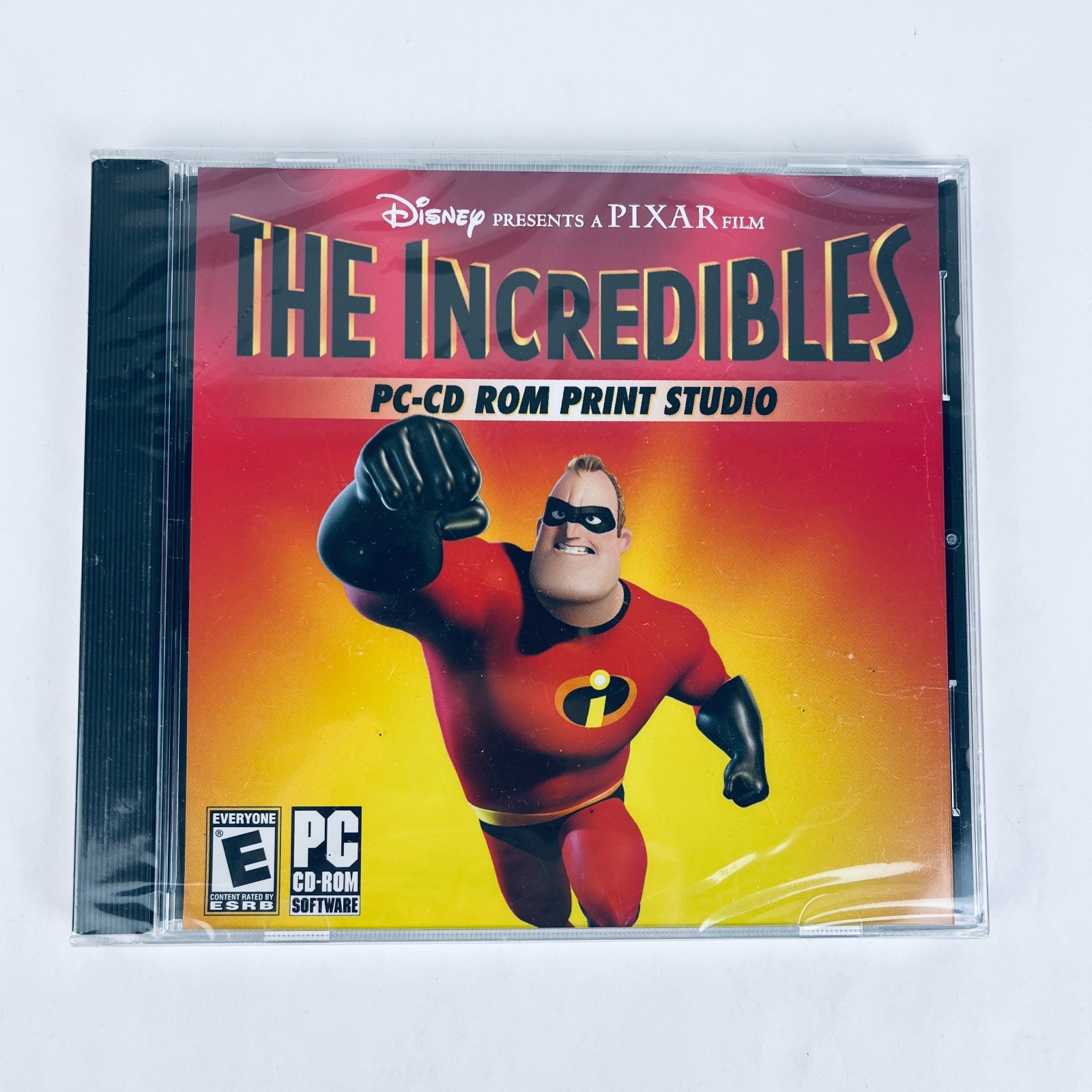 The Incredibles PC CD-ROM Print Studio Disney Pixar Windows 98/Me/XP NEW SEALED