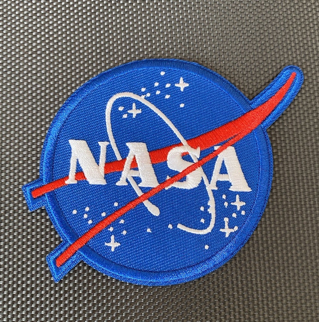 Genuine NASA Logo Aerospace Embroidered Iron On Sew On Patch NEW