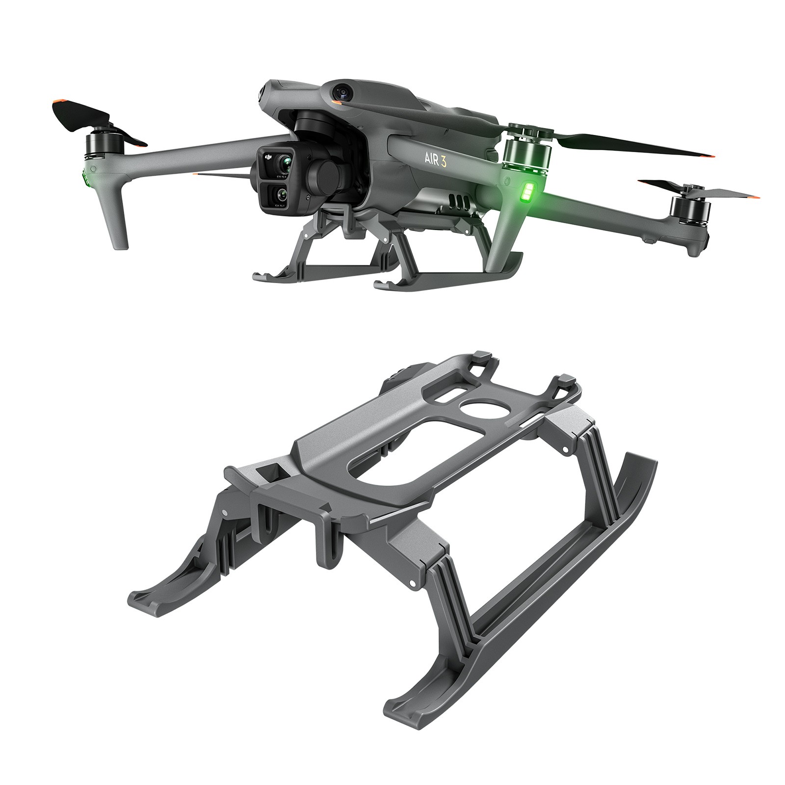 Foldable Extended Landing Gear for DJI Air 3