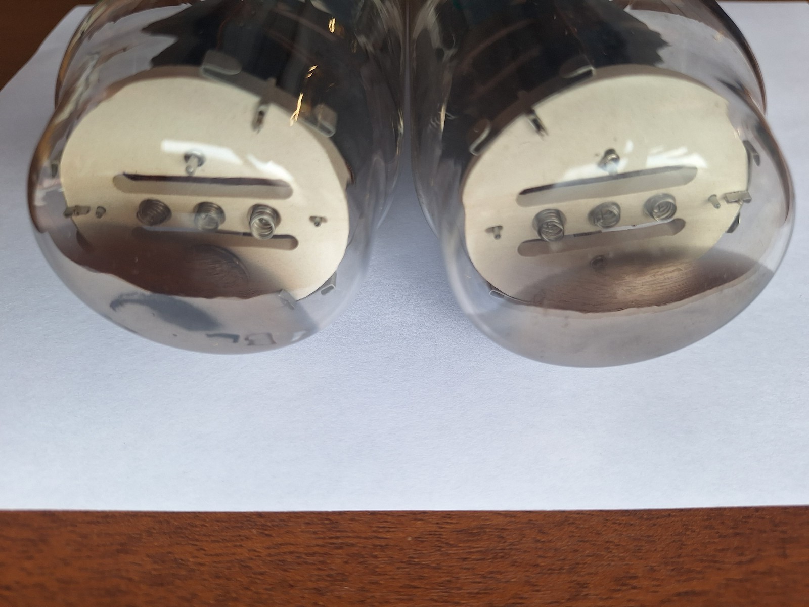 Matched Pair GM-70 Copper Plate NOS Soviet Triode Tubes