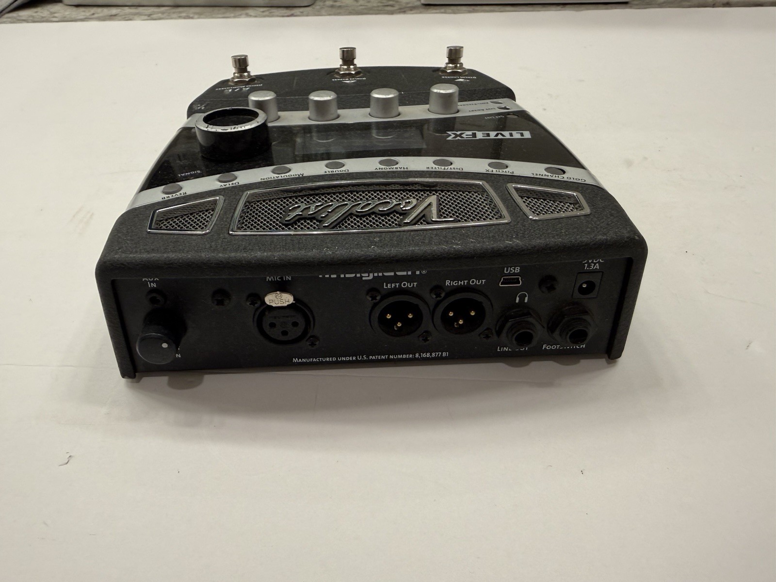 Digitech VLFX Vocalist Live FX Vocal Multi Effects Processor Pedal + PSU