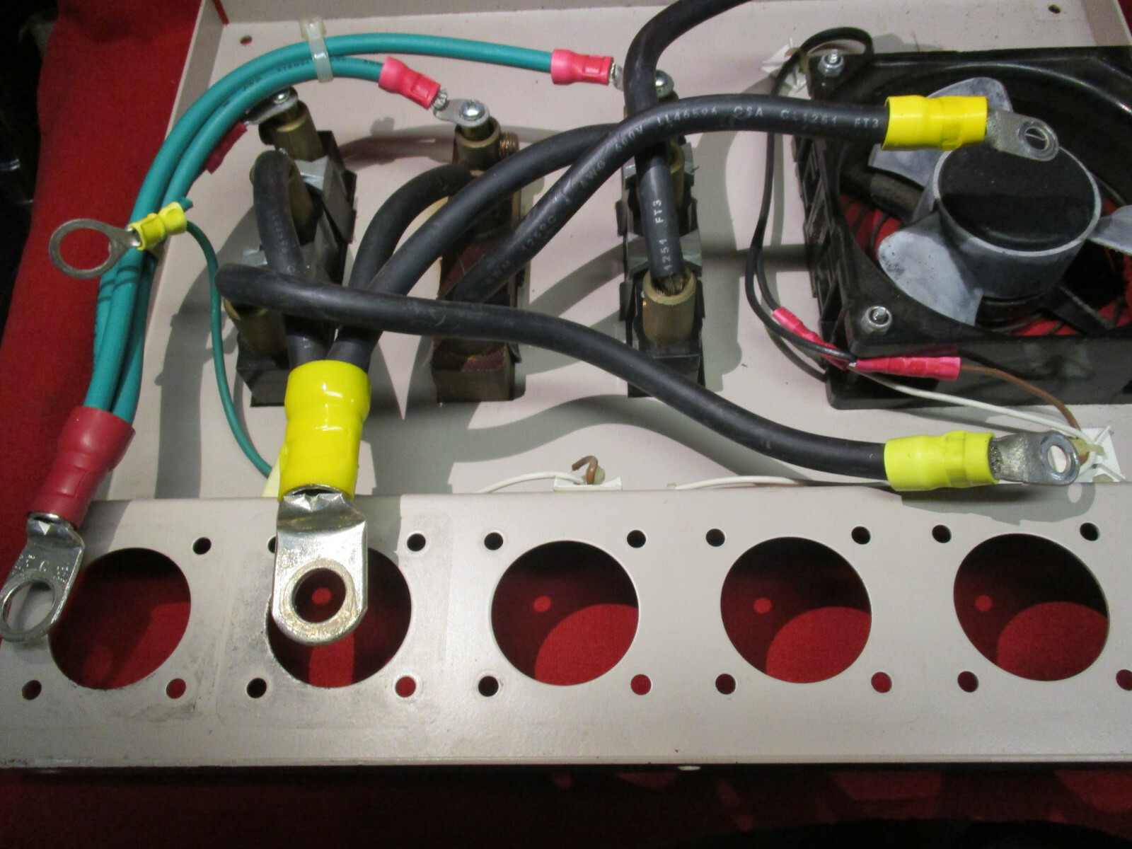 ETC SP-3100B Sensor Dimmer Rack Back Panel
