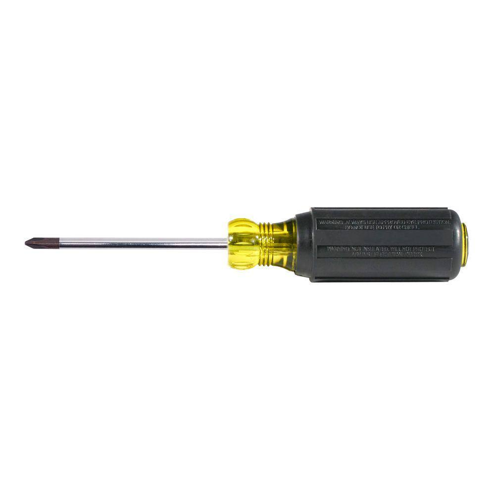Klein Tools 603-3 3-Inch Round Shank No.1 Profilated Phillips Tip Screwdriver