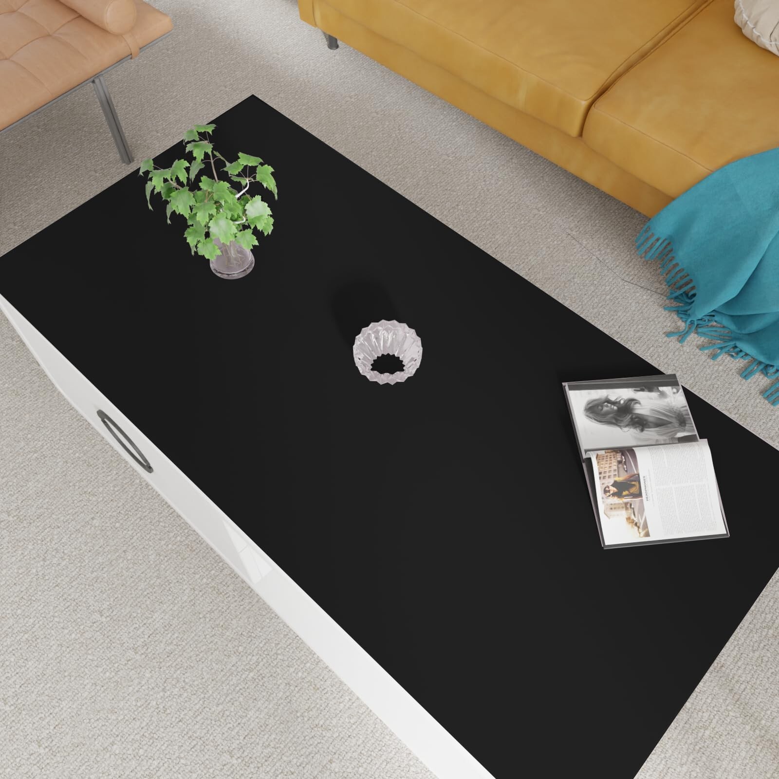 Leather Table Cover,1.8mm Thick,24x48 Inch Desk Cover,Large Desk Mat,Table Pr...