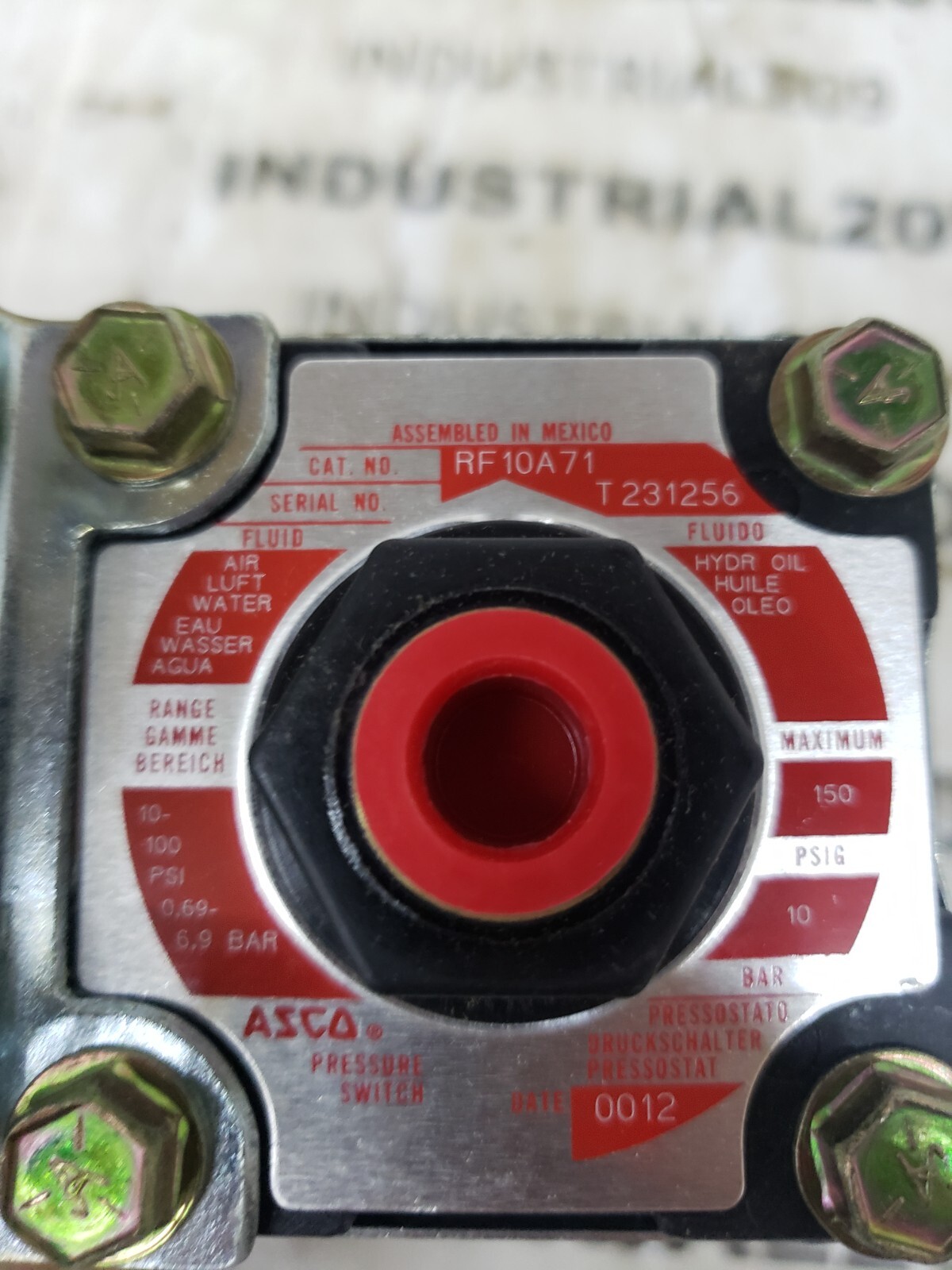 ASCO PA16A PRESS&TEMP SWITCH