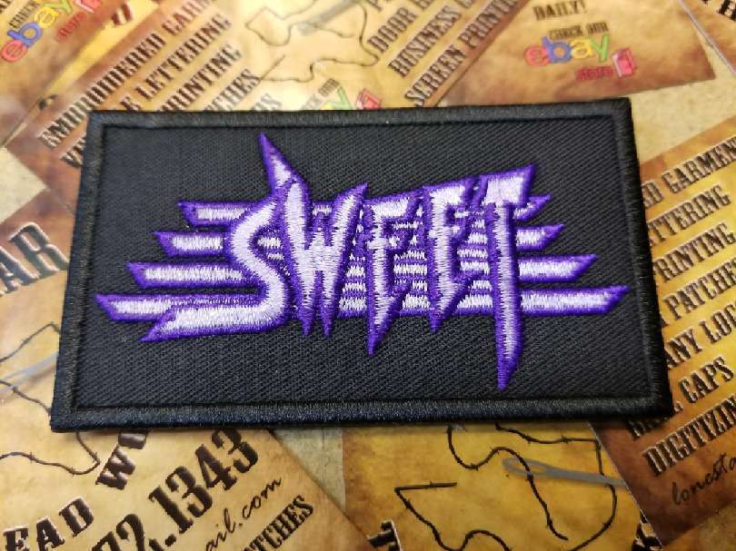 EMBROIDERED SWEET GLAM ROCK BAND PATCH (Please Read Ad)