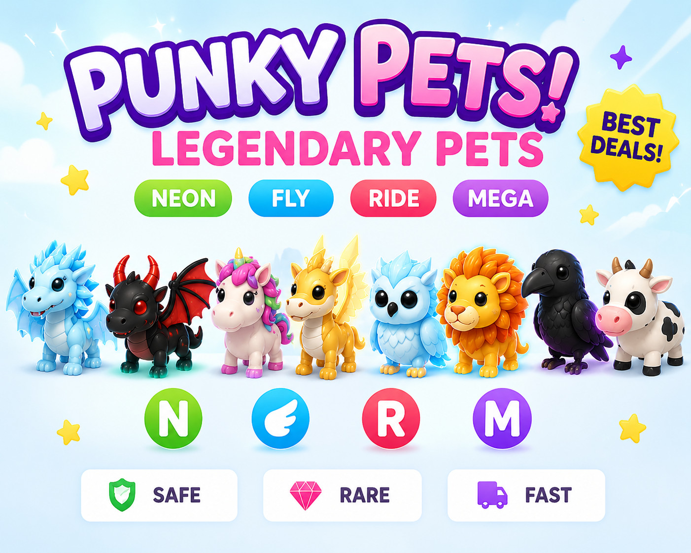 Adopt from Me your Pets 🔥 Cheap Prices • Rare Pets • Fast Delivery 🔥 Listing 1