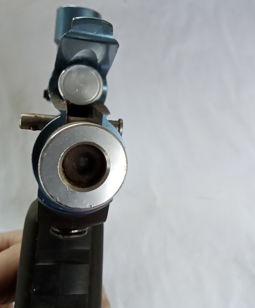 View Loader Orion VL Paintball Guns Blue Chrome Marker 2 Finger Trigger Untested