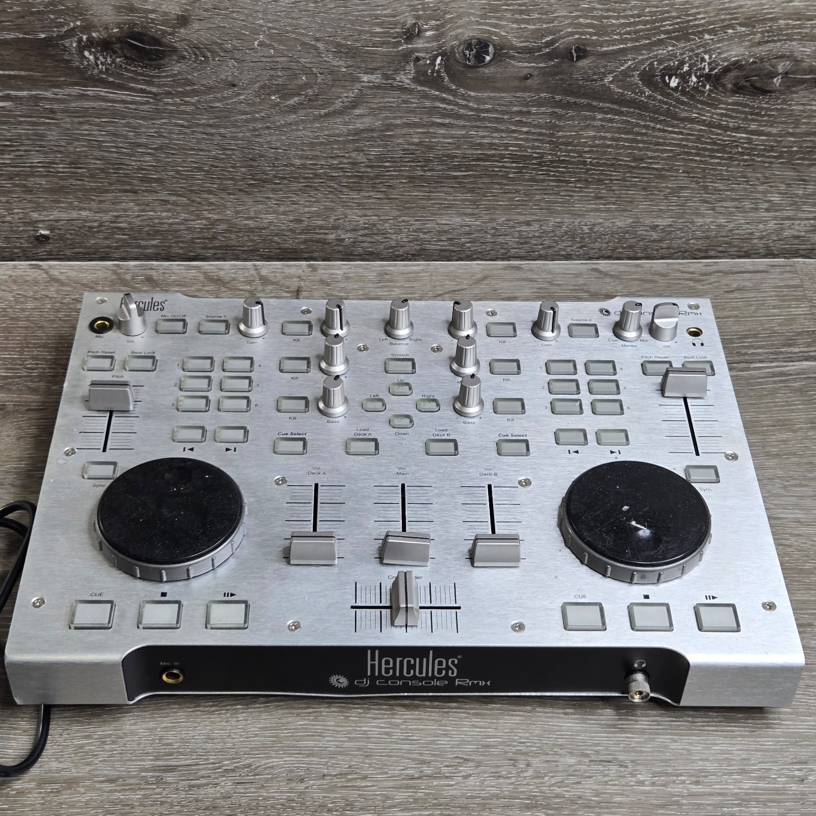 Hercules DJ Console RMX DJ Controller 4-In/4-Out USB Audio Interface w/ Carrying