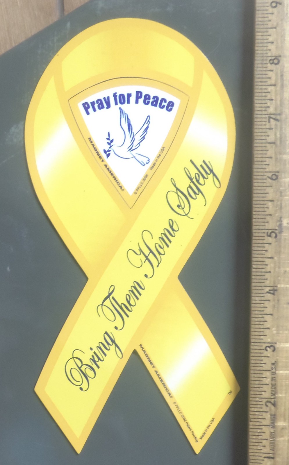 Pray For Peace – Bring Them Home Safely Magnetic Ribbon