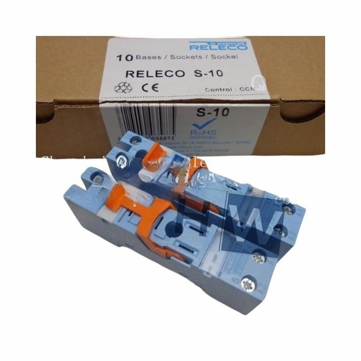 NEW Box/10Pcs RELECO S-10 S10 for C10-A10X Series Relay Base