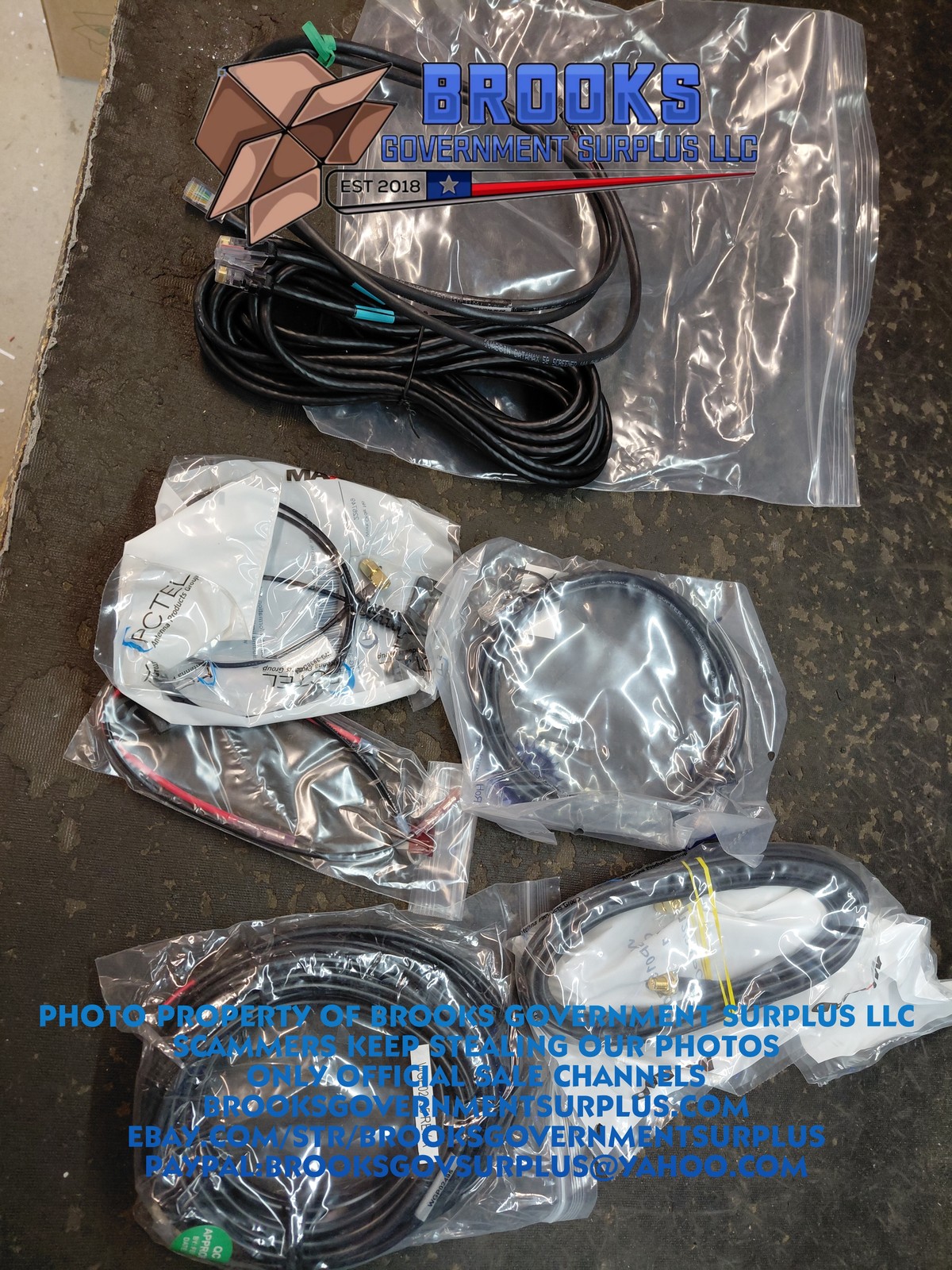 Watchguard 4RE accessory cable kit POE Switch wiring NEW