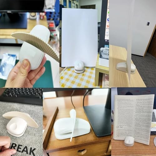 Desktop Document Holder Stand Printer Paper Holder Clamp Clips Copyholder for