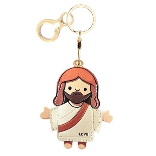 Leather Airtag Keychain Case Holder,Cute Protective Apple Air Tag Cover Je Susa