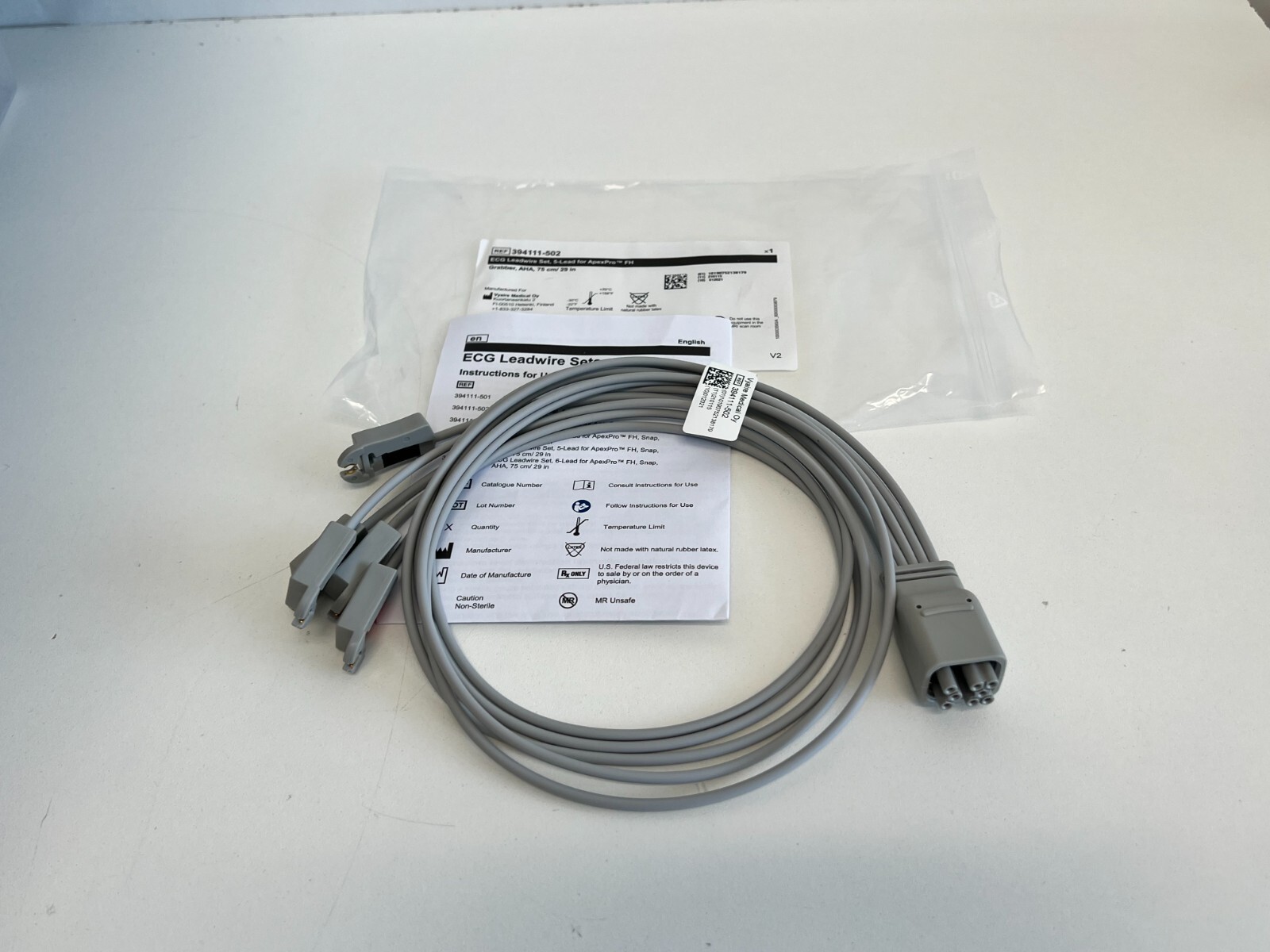 U50:  NEW Leadwire Set Cable Grabber for GE ApexPro FH