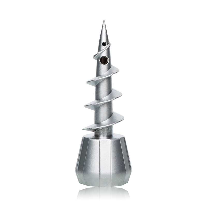 Silver Metal Waterpipe Bowl Cannon Head - Smoking Accessory for Hookah & Pipes
