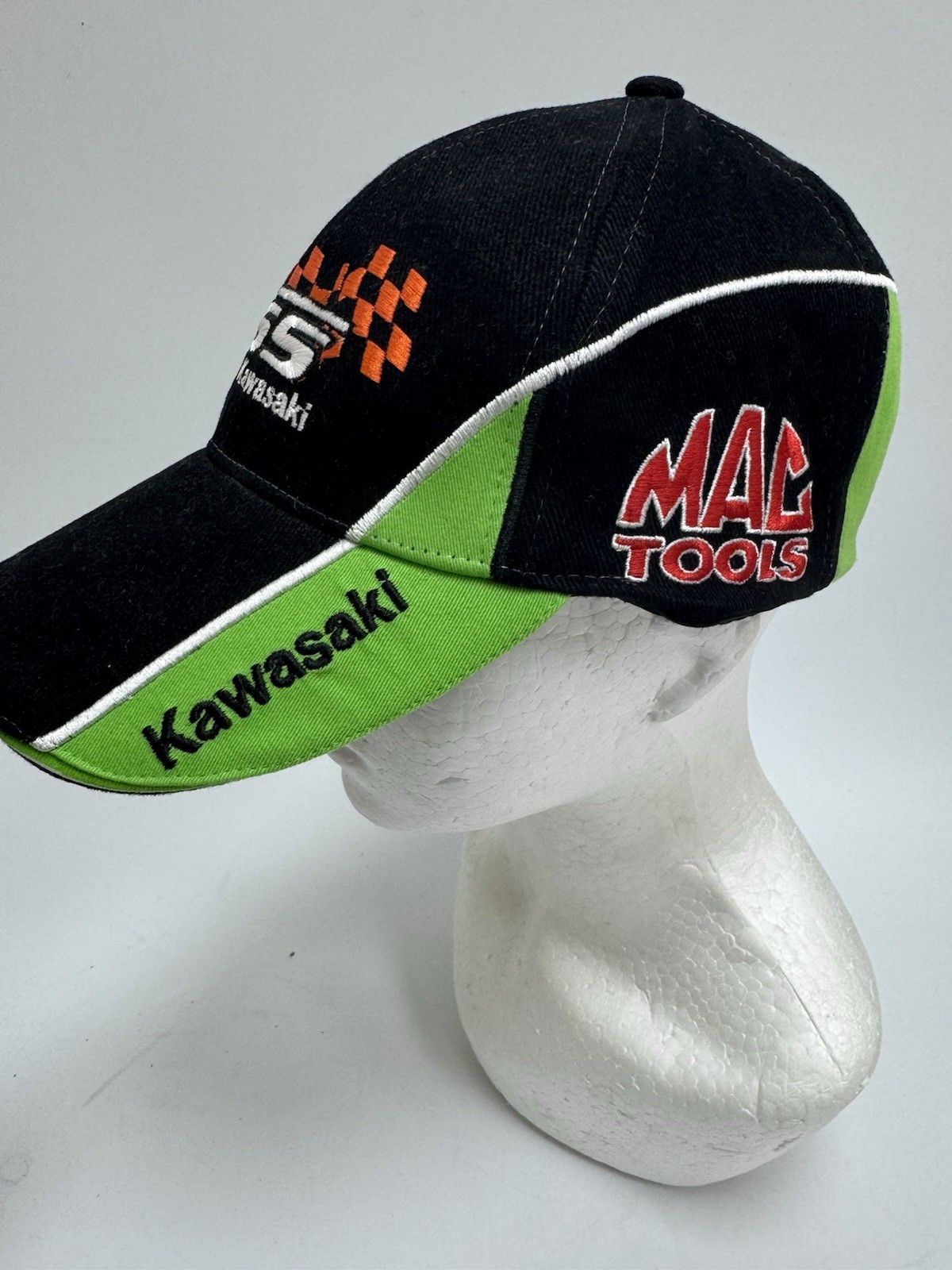 M55 Kawasaki Colchester Racing Official Merchandise Black + Ninja Green Cap TIV