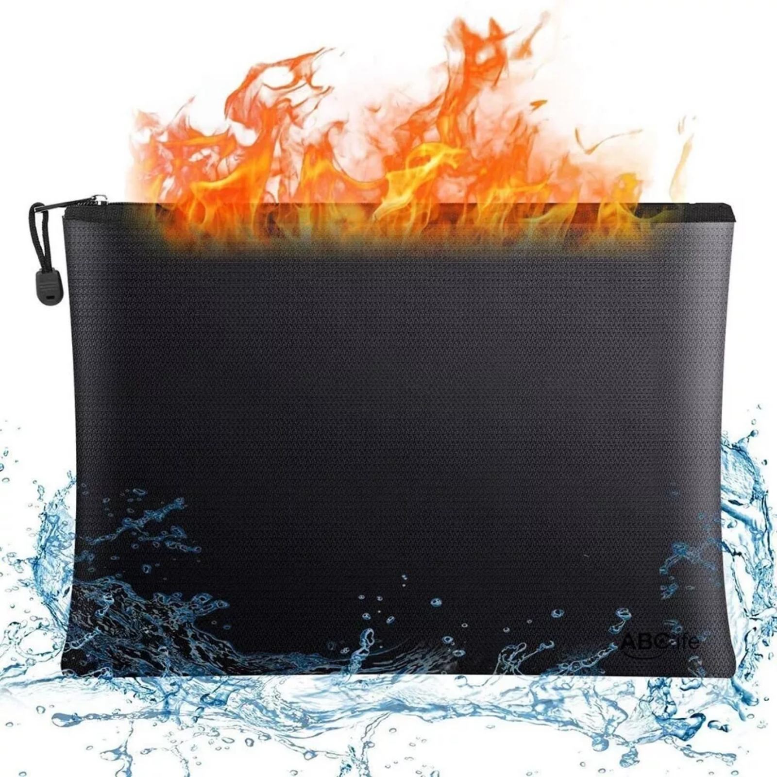 Fireproof Waterproof Document Envelope File Folder Cash Pouch Document Bag