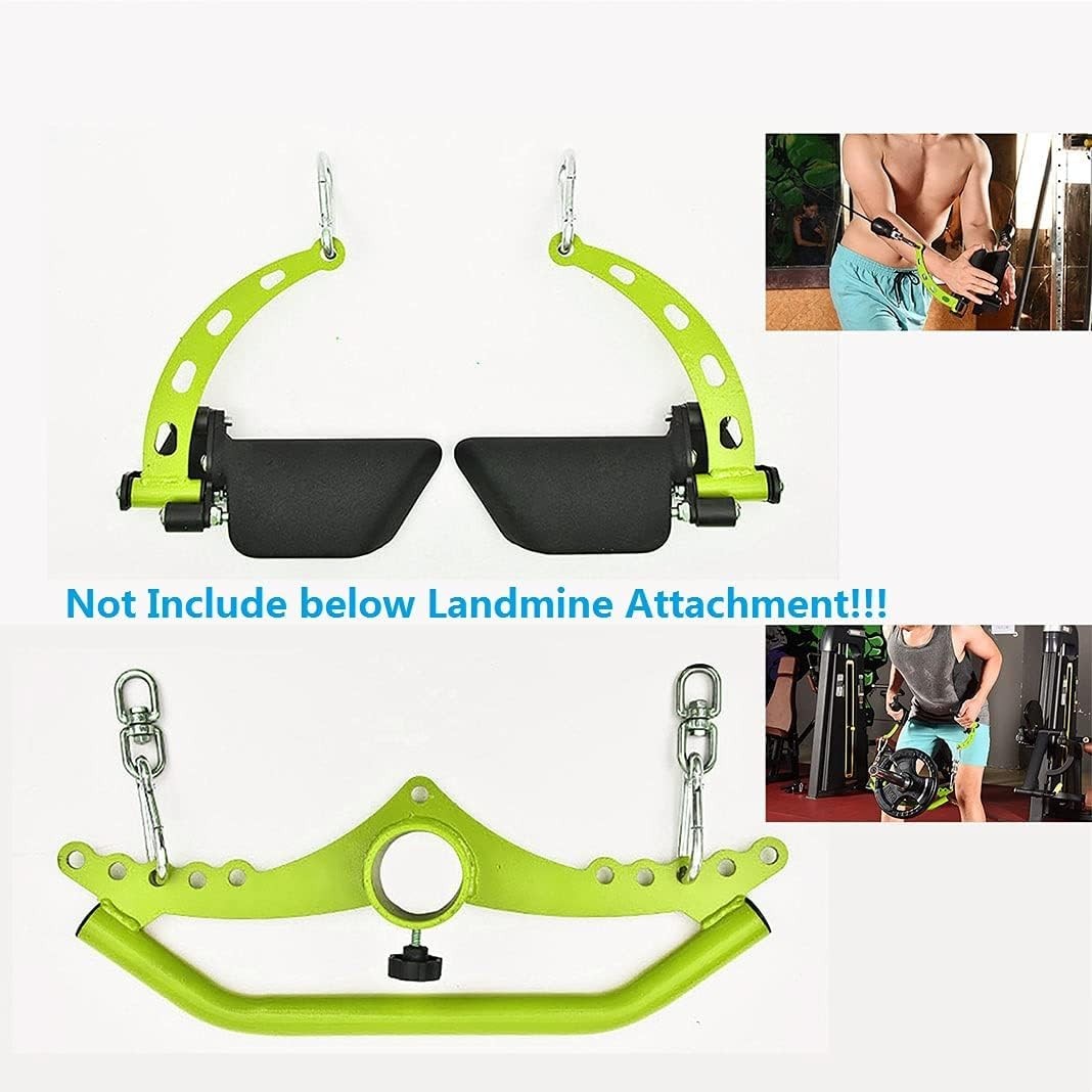 Adjustable Lat Pull down Bar, Cable Machine Attachments for Gym, Home Gym Fit...