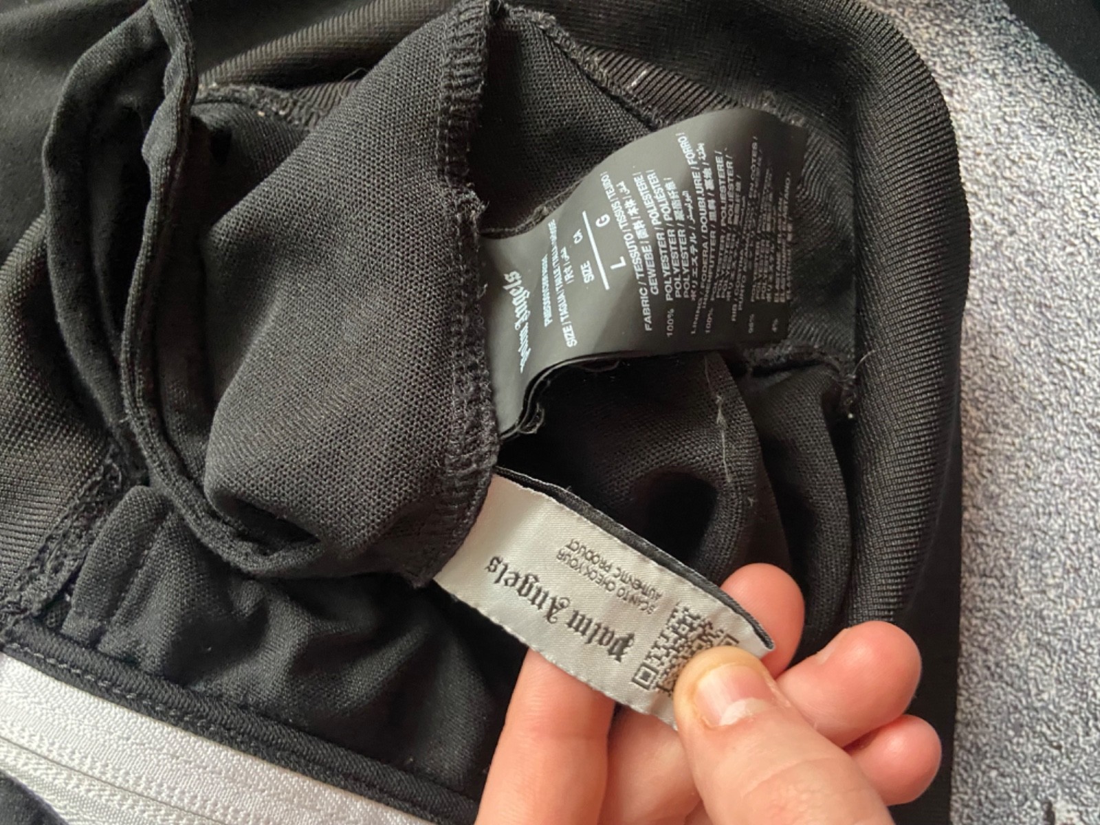 palm angels track jacket large