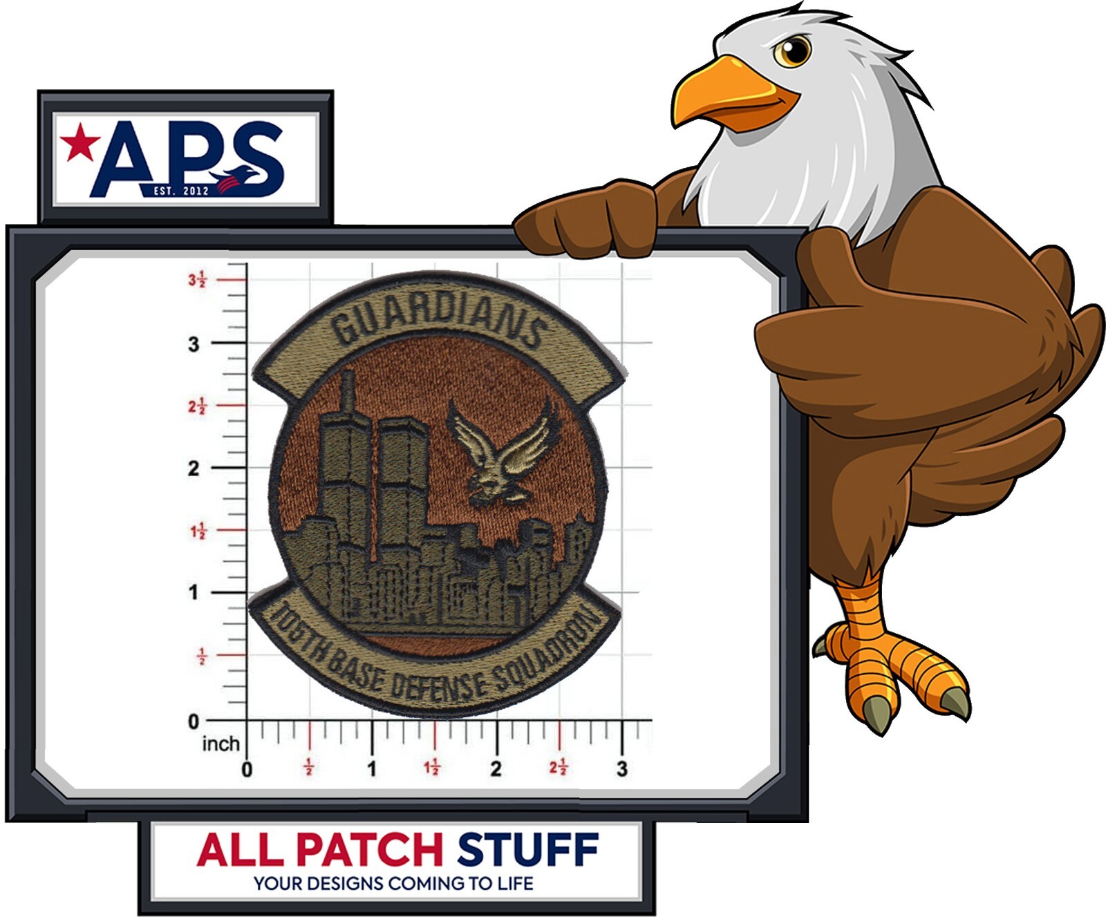 105th BDS - Spice Brown OCP Patch