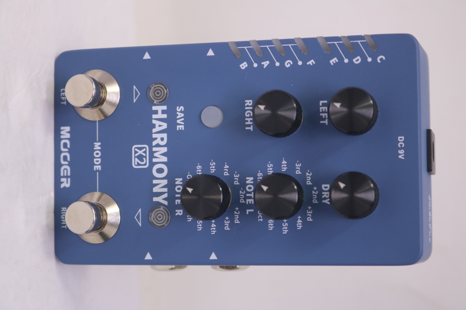 Mooer Harmony X2 Dual Footswitch Dual Harmony Effects Pedal w/box