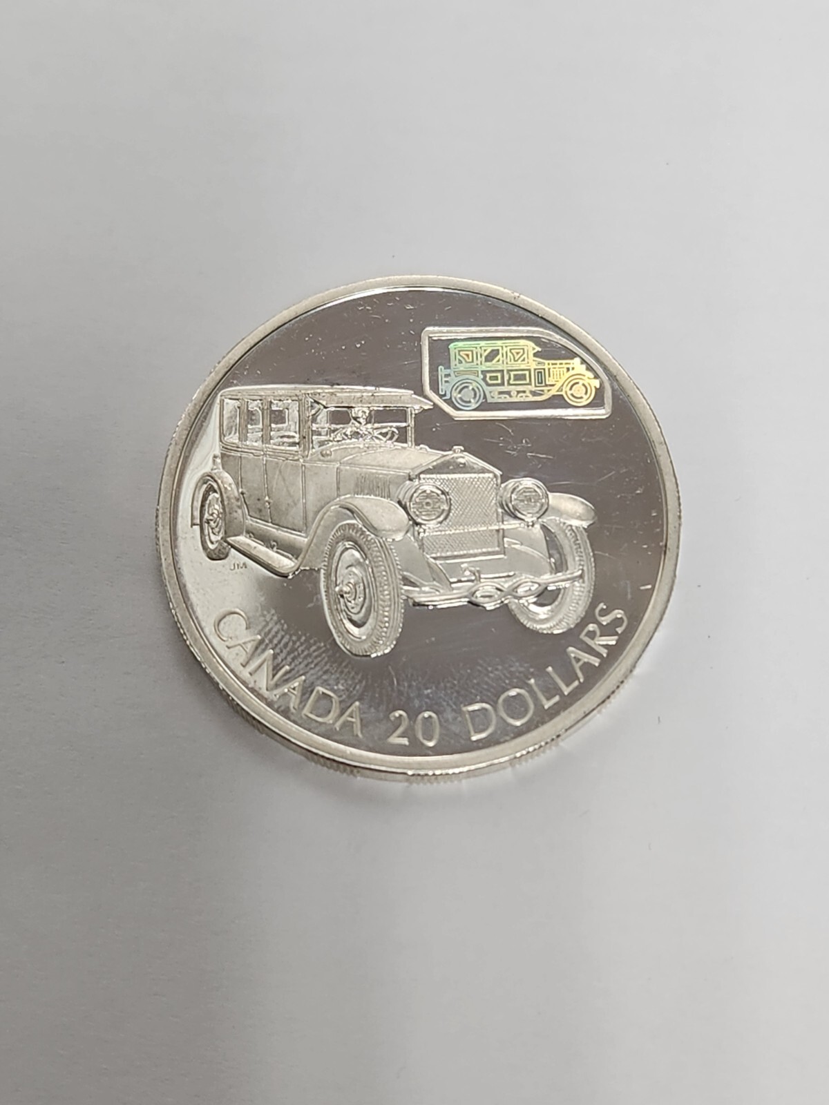 Elizabeth II The William D. Lawrence -Reverse side Car $20 - Silver 925**ACT NOW