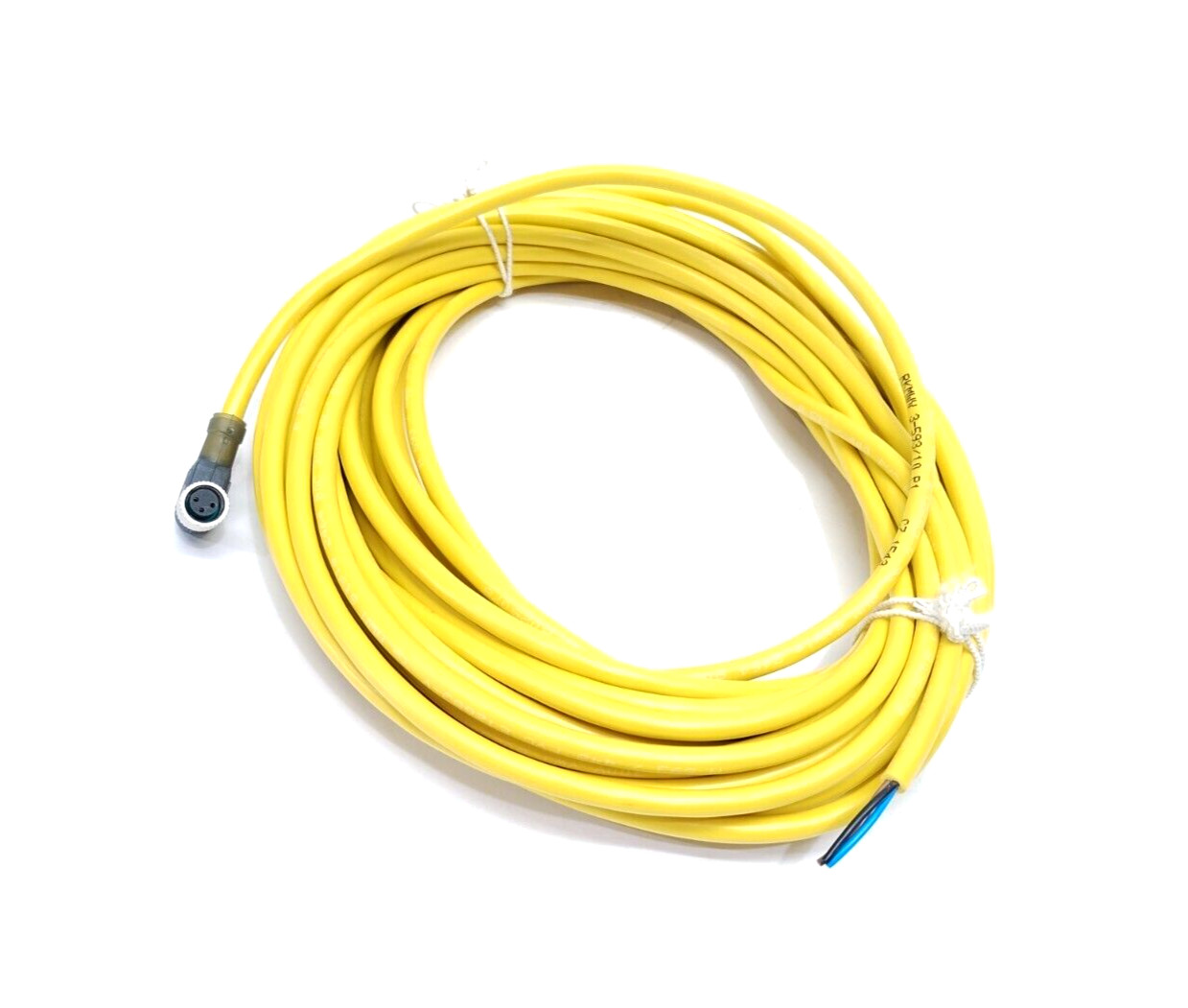Lumberg Automation RKMWV 3-593/10 M Single End Cordset M8 Female Angle 3-Pin 10m