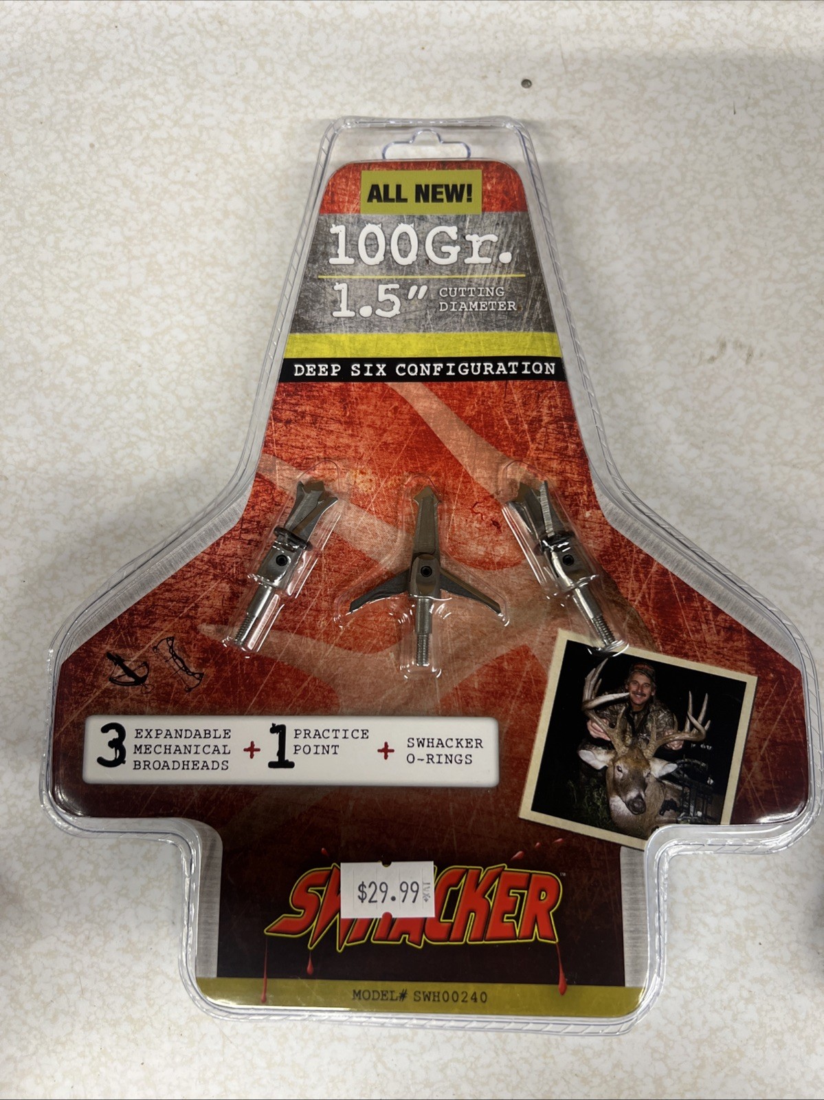 Swhacker 100 Grain 1.5” Cutting Diameter Expandables