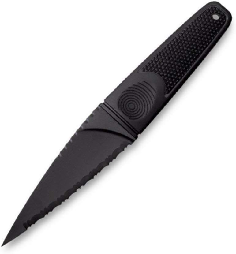 FGX Skean Dhu Black Hunting Knife - Lightweight Self-Defense Tanto Blade