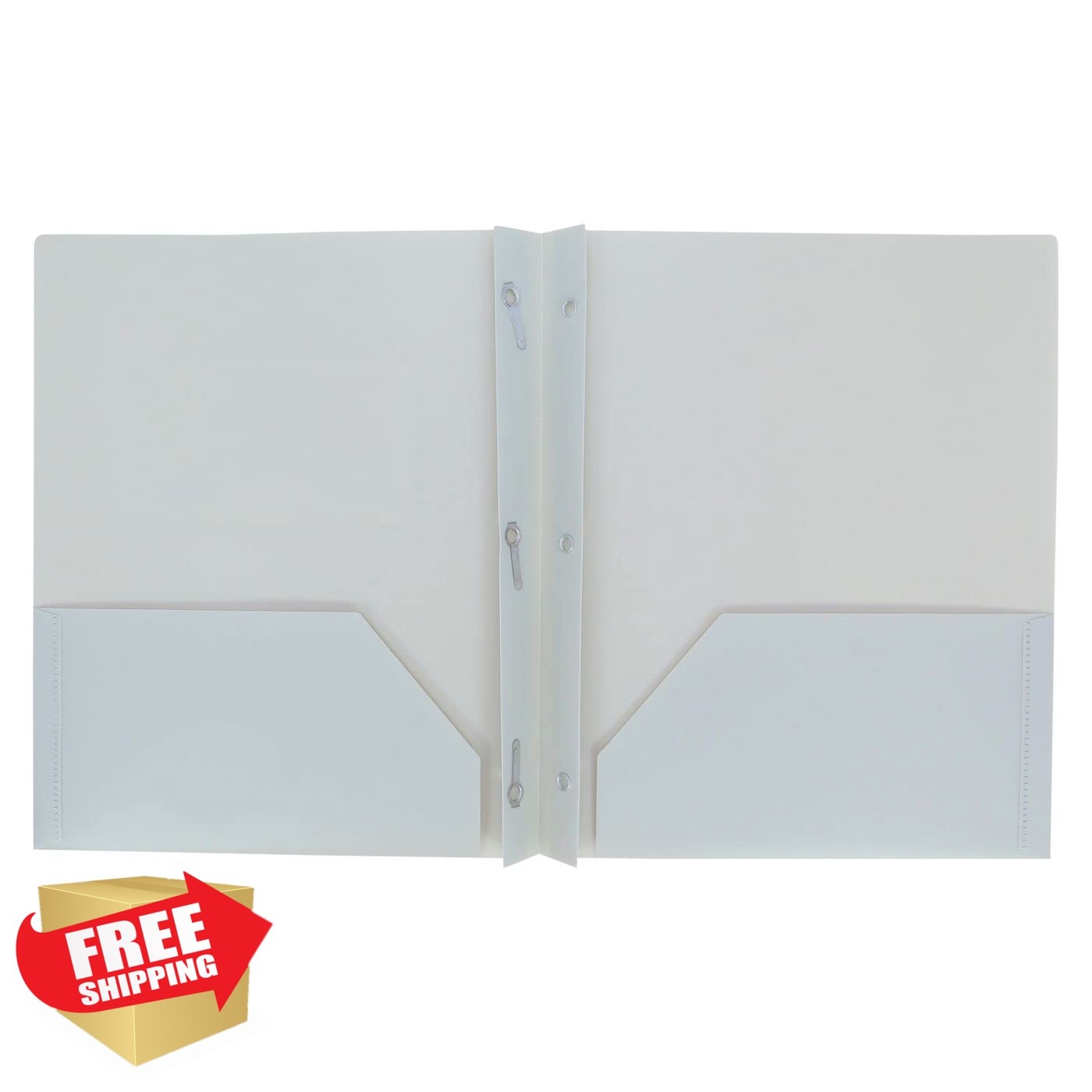 Aurora2018 Grey Letter Size Folders Pockets Prongs