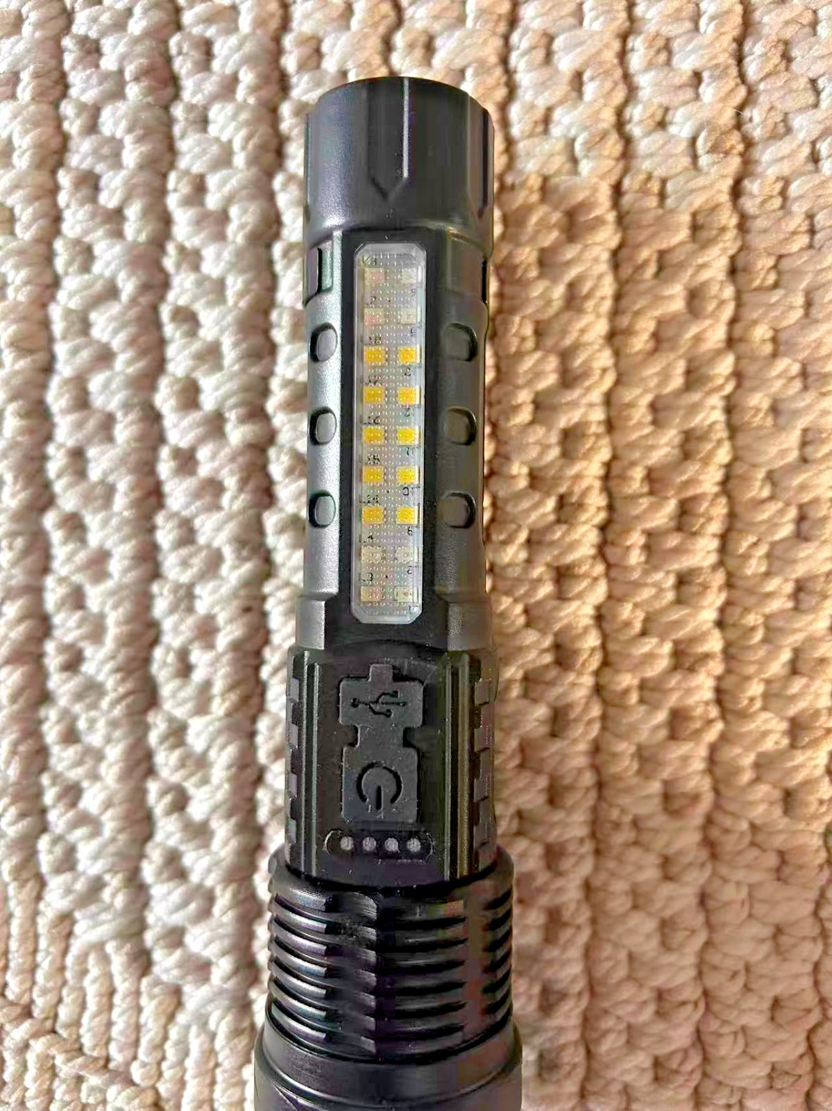 Rechargeable LED Flashlights, 90,000 Lumens Super Bright Handheld FlashLight-2PK