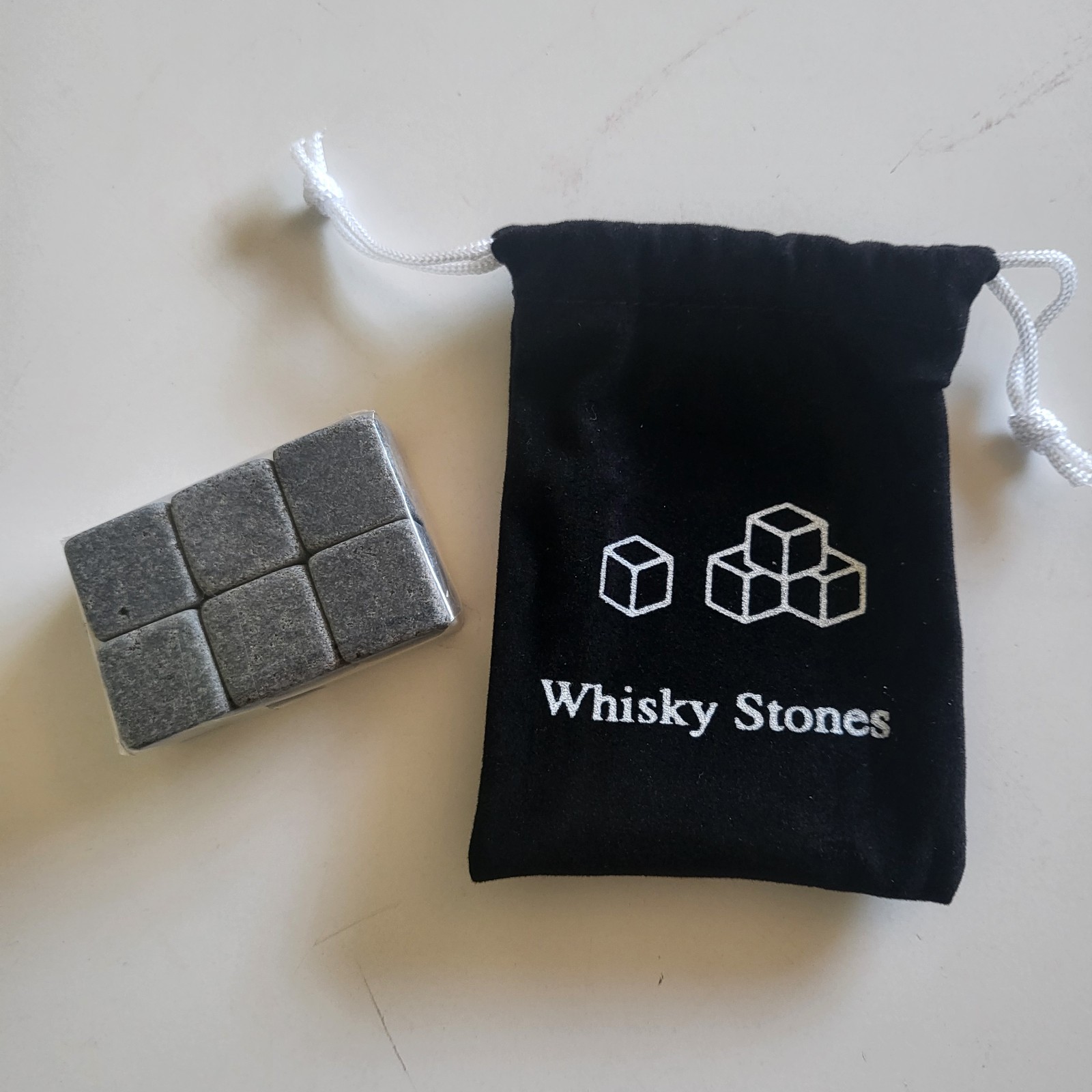 Whisky Stones, Soapstone Ice Cubes Rocks for drinks NEW Sealed