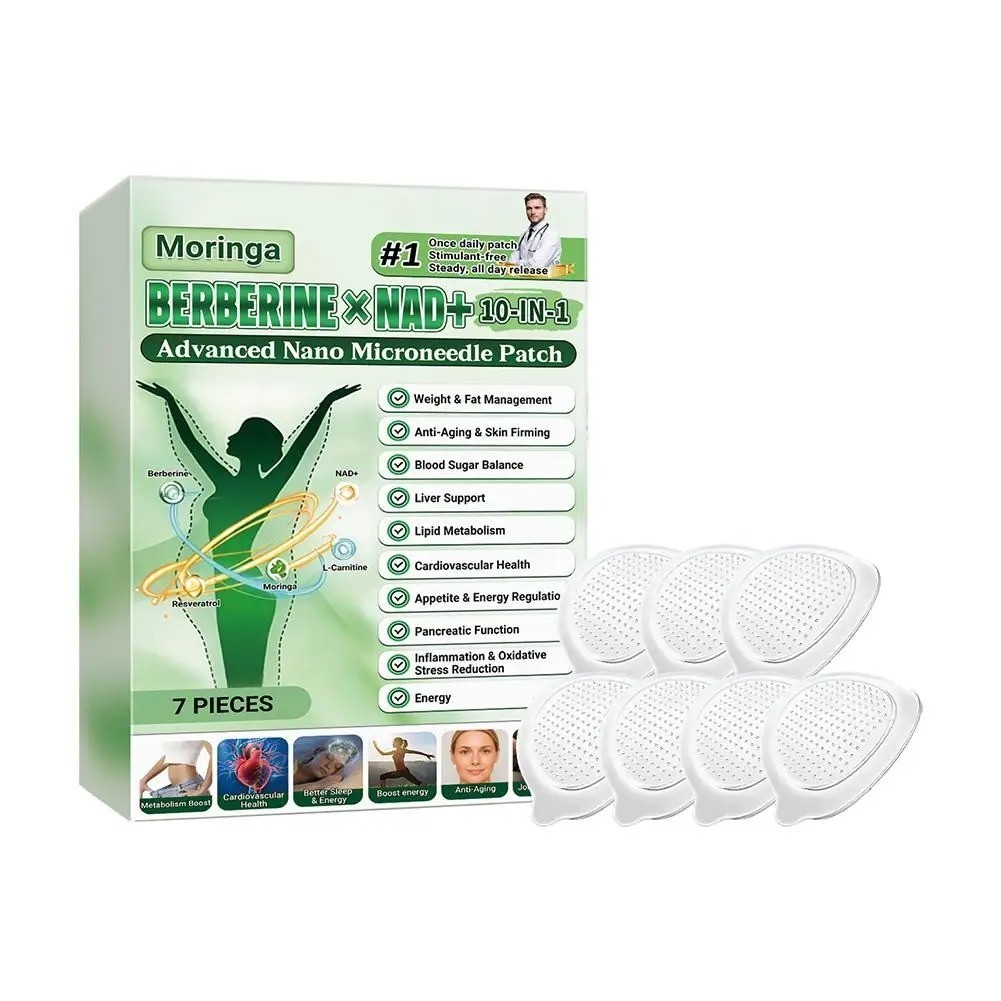 New Moringa Berberine Advanced Nano Microneedle Patches