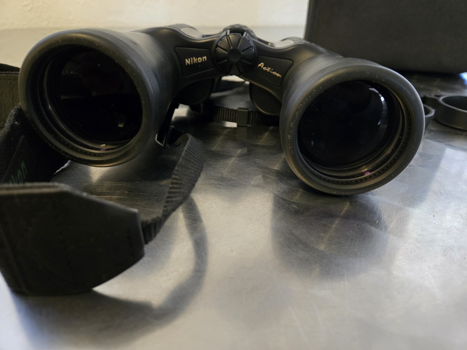 Nikon Action 12x50 5.5 Binoculars with Strap & Case & Lens Covers