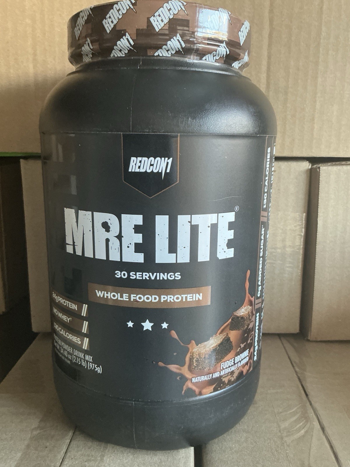 Redcon1 MRE Lite Fudge Brownie 30 Serv 2/28 Protein