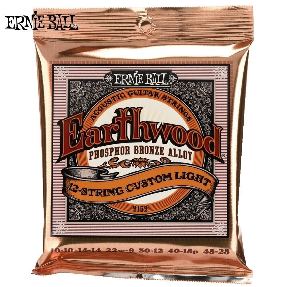 Ernie Ball 2152 Earthwood Custom Light 12-String Acoustic Guitar Strings
