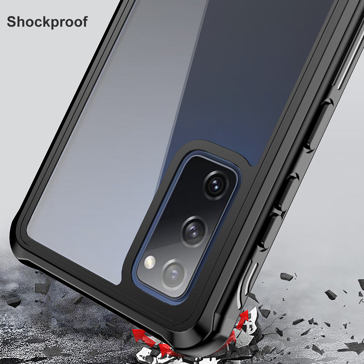 For Samsung Galaxy S20 FE 5G Case Rugged Shockproof Cover with Screen Protector