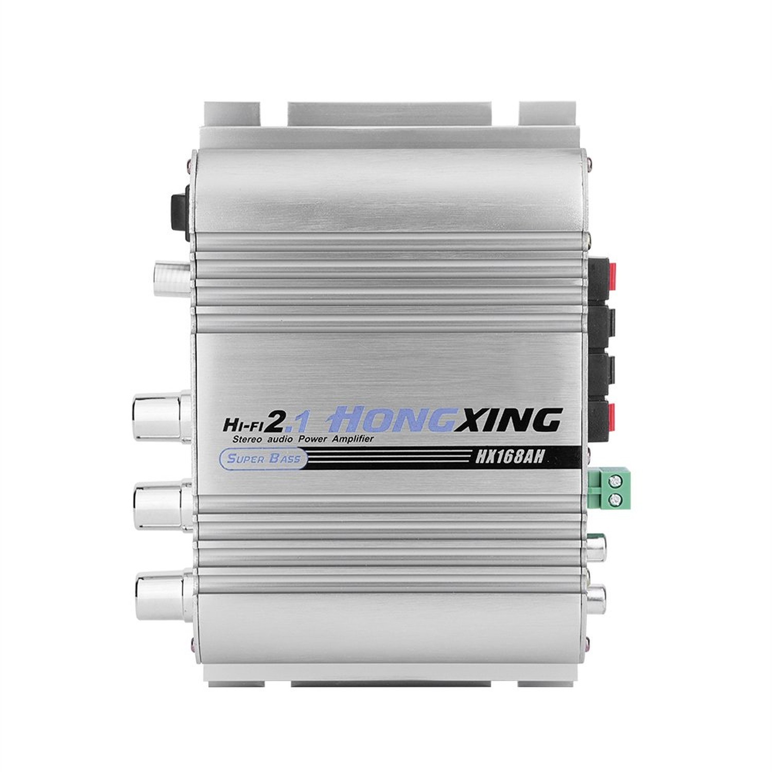 Car Audio Amplifier 12V 2.0 + Heavy Bass Hi-Fi 2.1 Channel Stereo Audio Mini ...