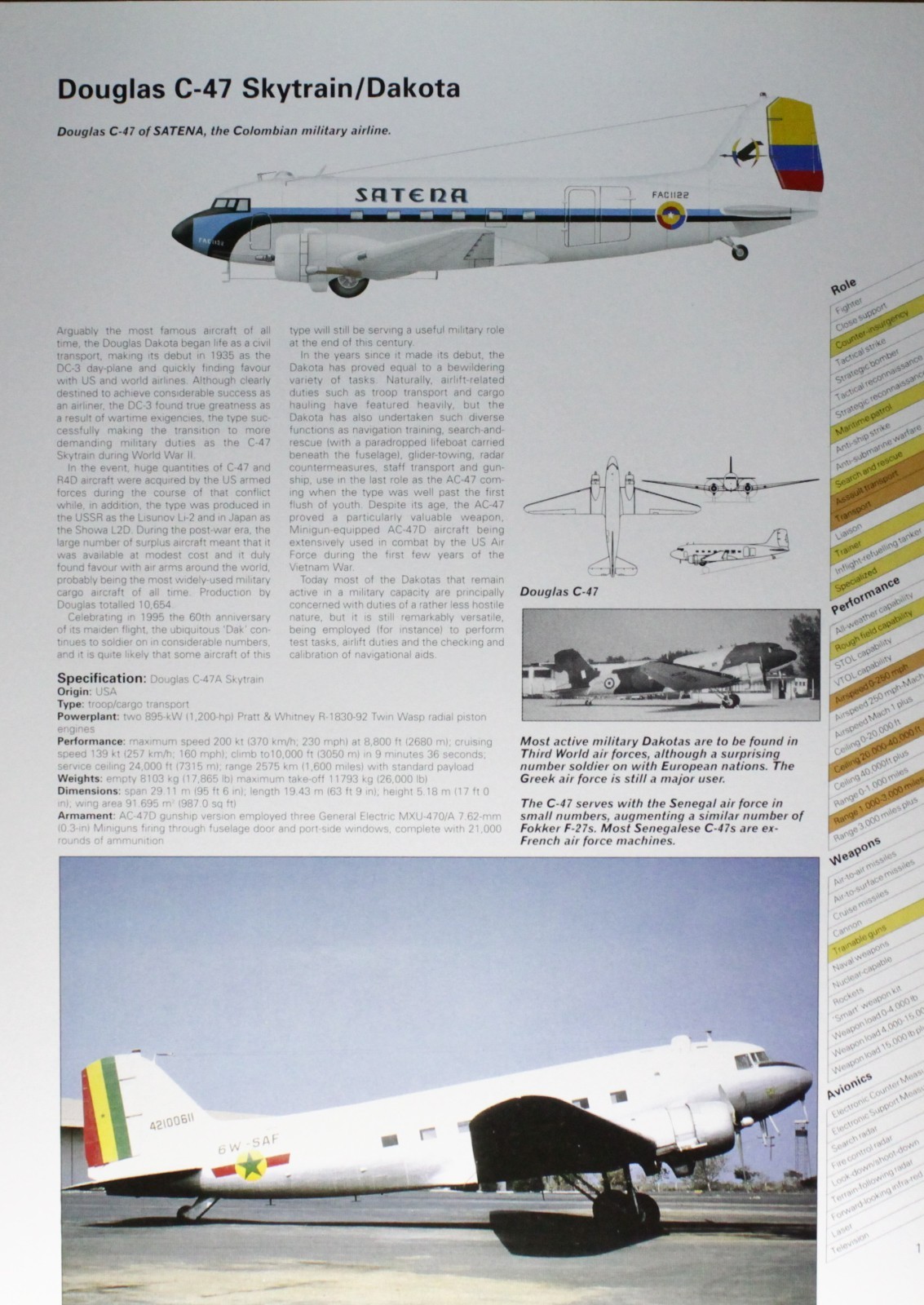 Douglas C-47 C47 C 47 Skytrain Picture Plane Aircraft Vtg Sheet Wall Art