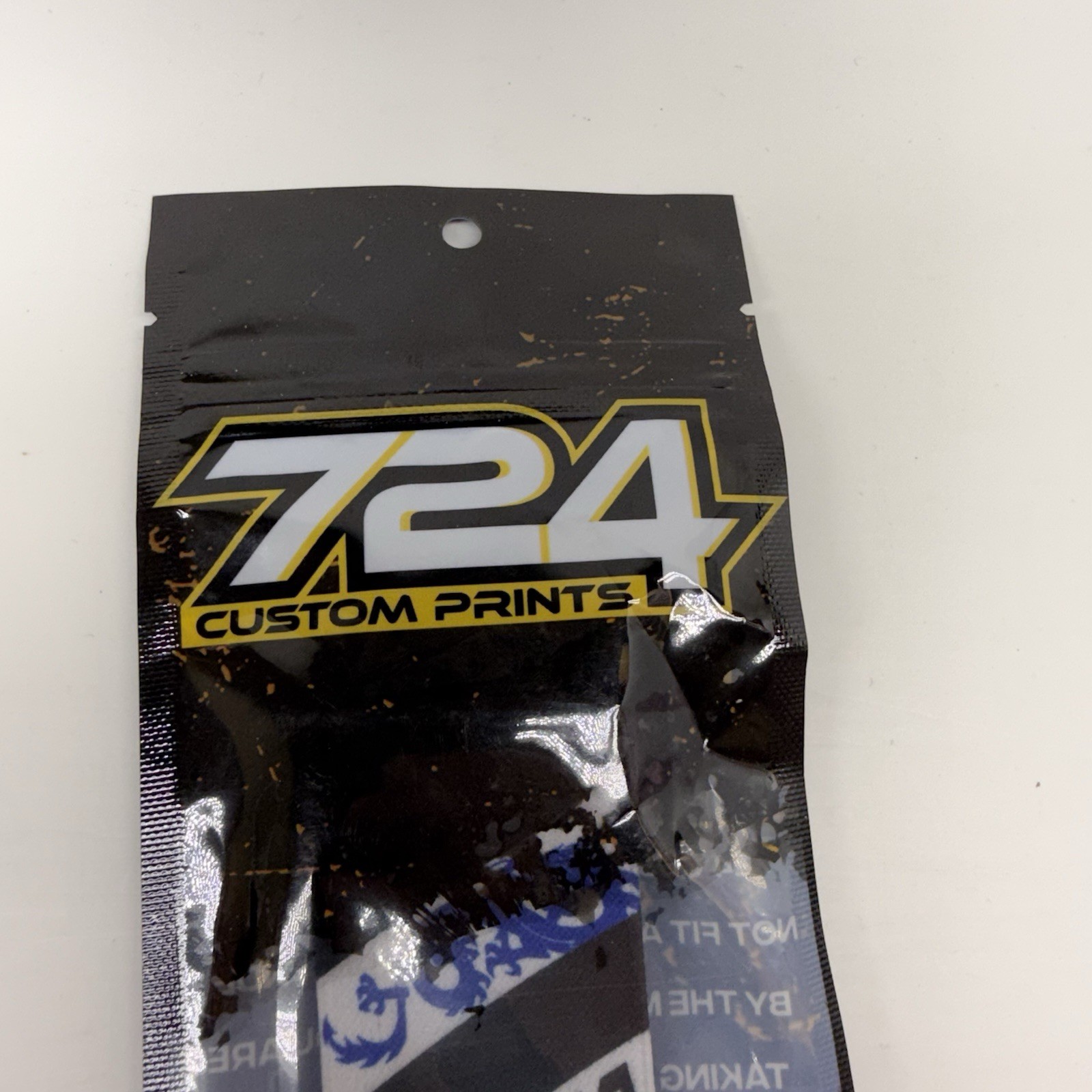 724 Custom Prints x JT Proflex Goggle Strap - Blue Dynasty Paintball