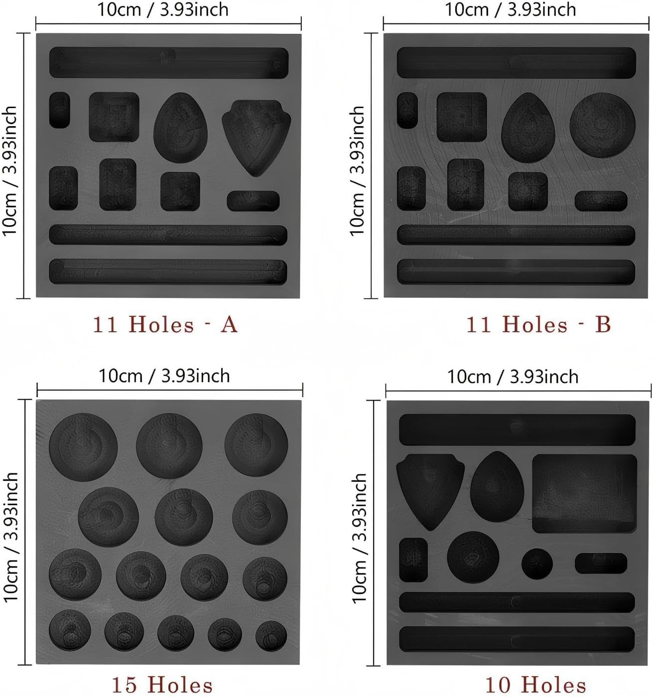 High Thermal Stability Graphite Mold for Casting Gold, Silver, and Copper Ingots