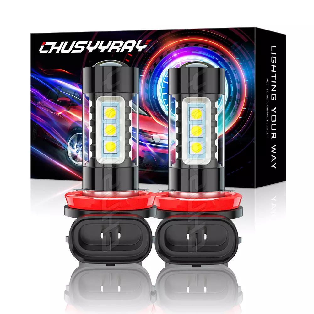 For Nissan Sentra 2013-2018 2019 Bright White 6k LED Fog Driving Light Bulbs