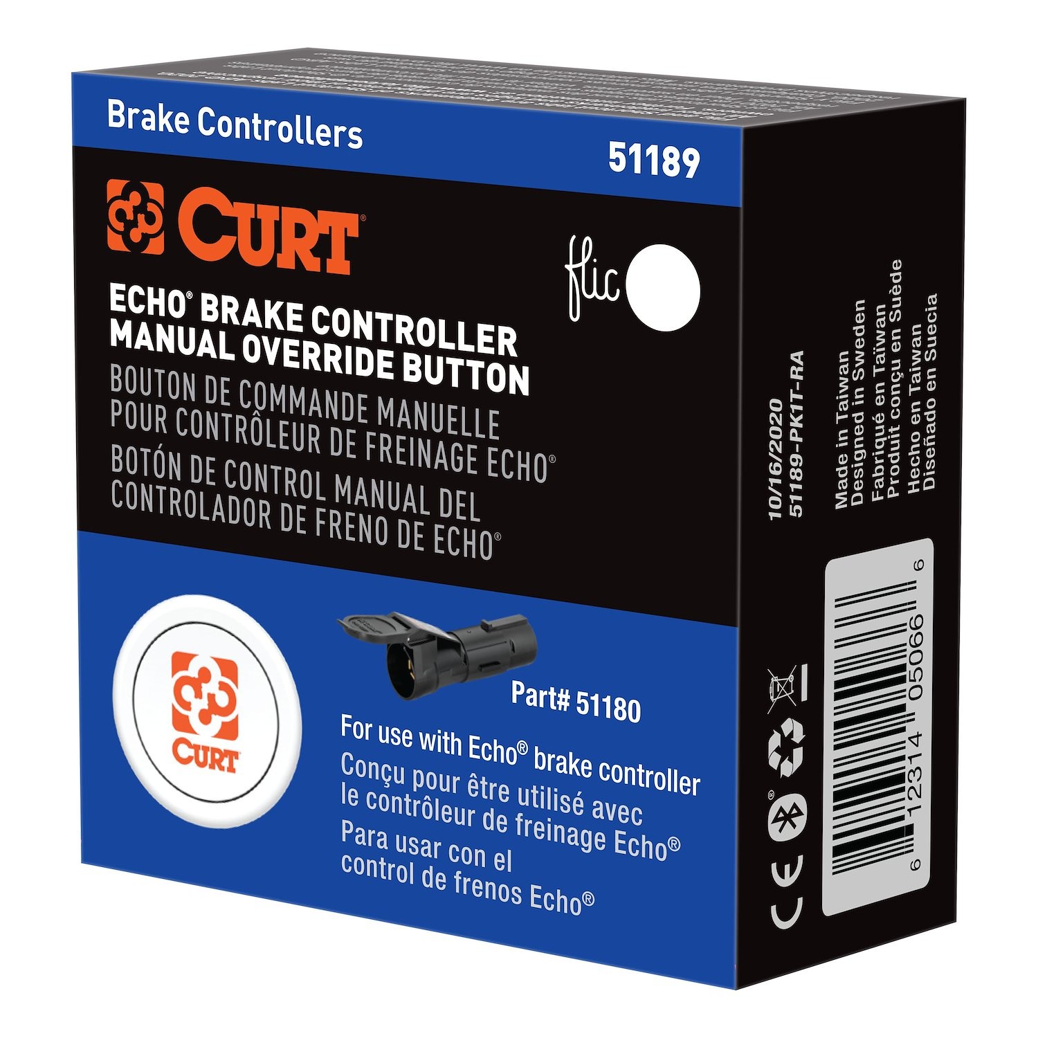 Curt Echo Brake Controller Manual Override Button