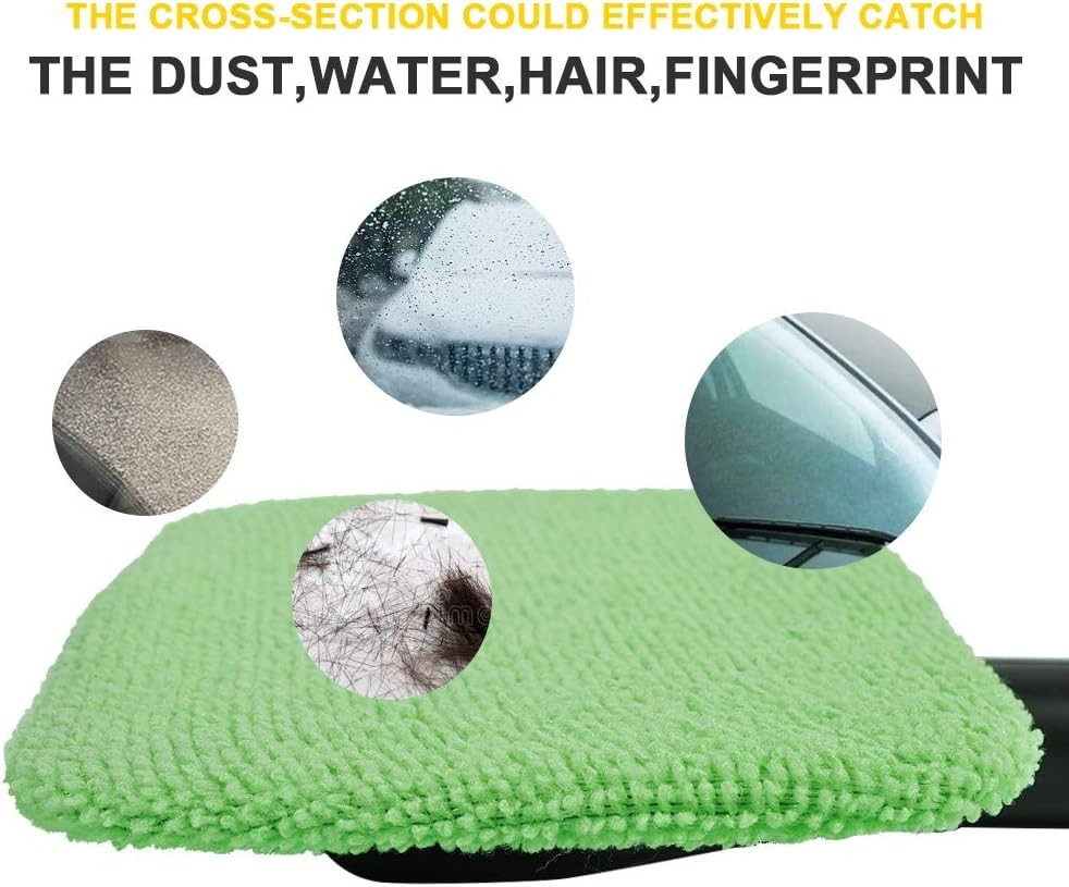 5 Pack Microfiber Replacement Bonnets for Windshield Cleaners - Eco-Friendly