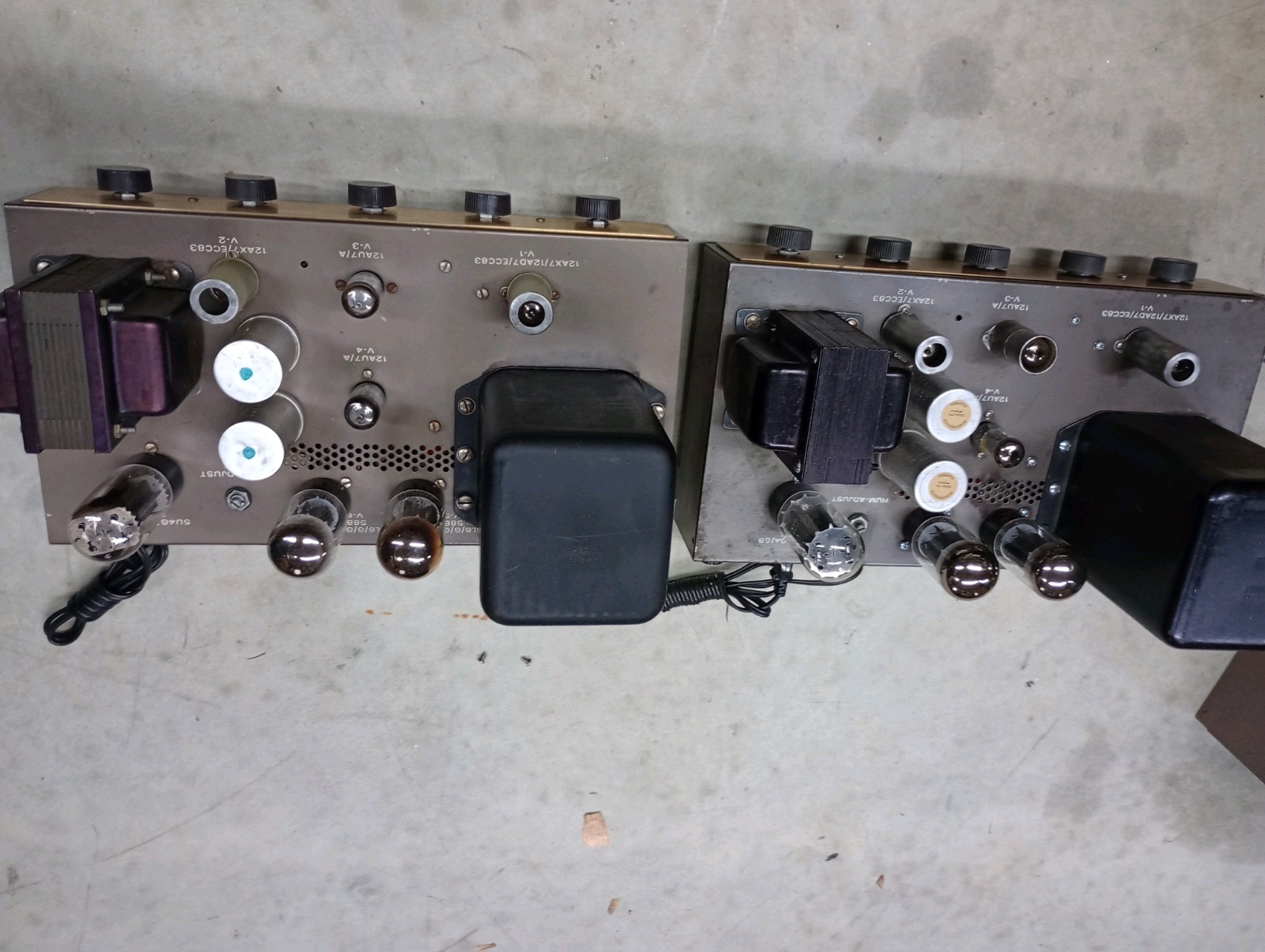 2 Eico HF20 Amplifiers -serviced Working