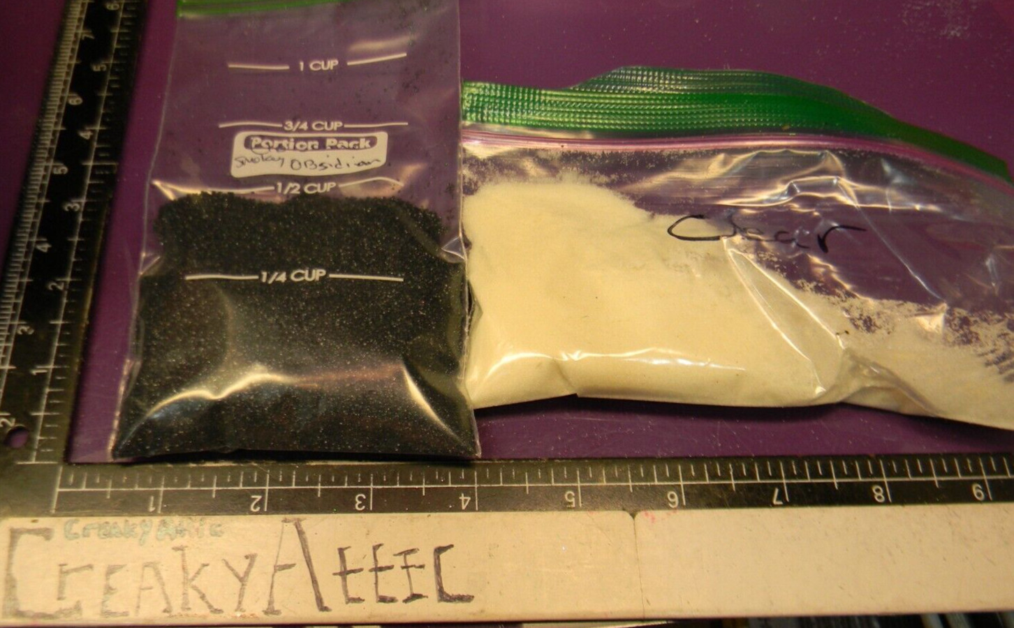 CLOISONNE SMOKEY OBISIDIAN CLEAR 2 EMBOSSING POWDERS #772 CREAKYATTIC