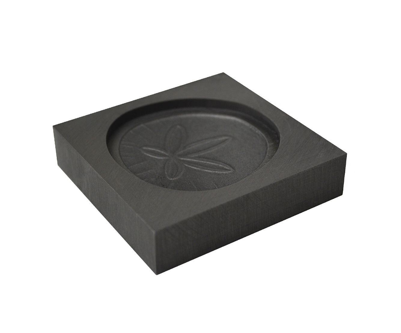 Small - Sand Dollar 3D Graphite Ingot Mold for Precious Metal Casting